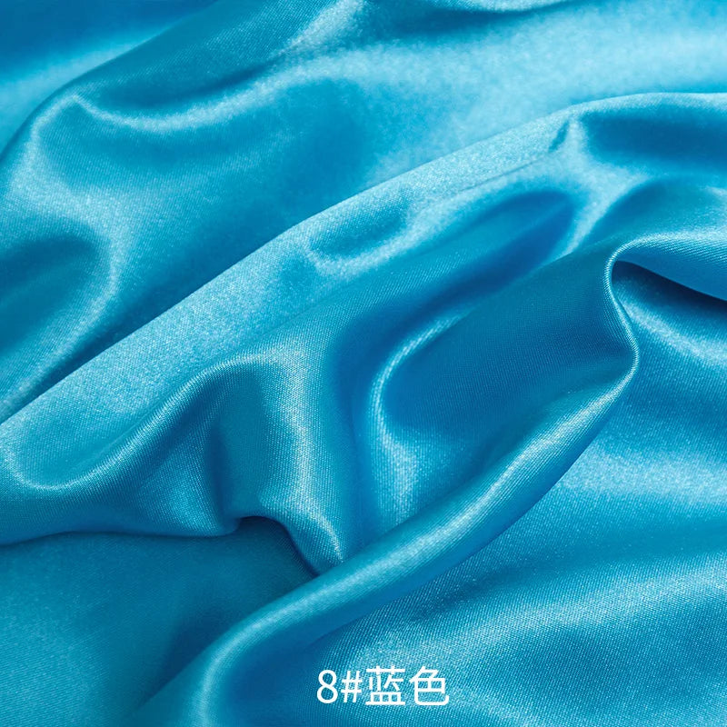 0.5m/1m/2m Satin Fabric Lining Soft and Shiny Silk-Like Material,for Clothing and Lining, Garments, DIY Craft, and Gift Wrapp