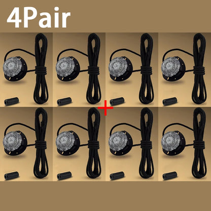 Fashion Swivel Buckle Laces Automatic Shoelace Without ties Kids Adult Sneakers No Tie Shoe laces Shoe accessories 1Pair/2Pai