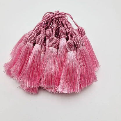 Beatiful 5pcs Hanging Rope African LaceTassels Fringe Sewing Tassel Trim for Fabric DIY Curtain Accessories Decoration - Pink
