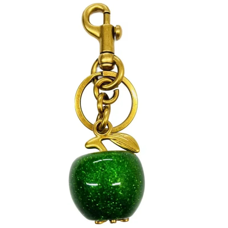 Trendy Red Cherry Pendant Keychain for Women Cute Bag Decorations Multifunctional Jewelry Car Key Accessories Charm Keyring G