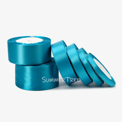 Satin Ribbon 25yards 6mm - 50mm Sash Gift Wrap Bow Handmade DIY Craft Halloween Christmas Wedding Birthday Party Decoration -