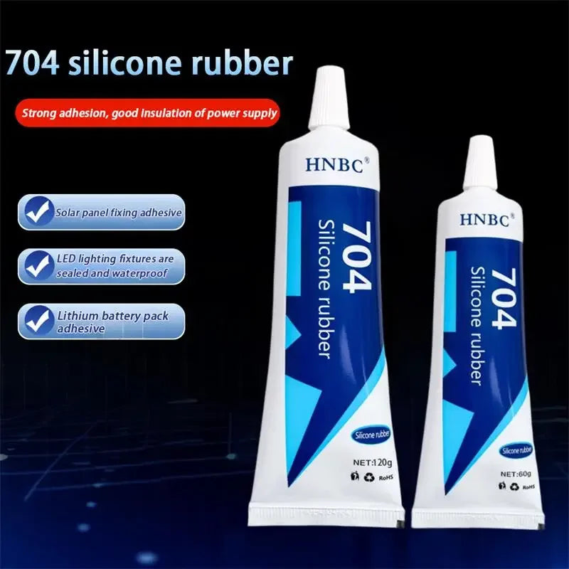 704 Silicone Rubber High-Temperature Resistant Electronic Waterproof Insulation Strong Heat-Resistant Silicone Sealing Adhesi