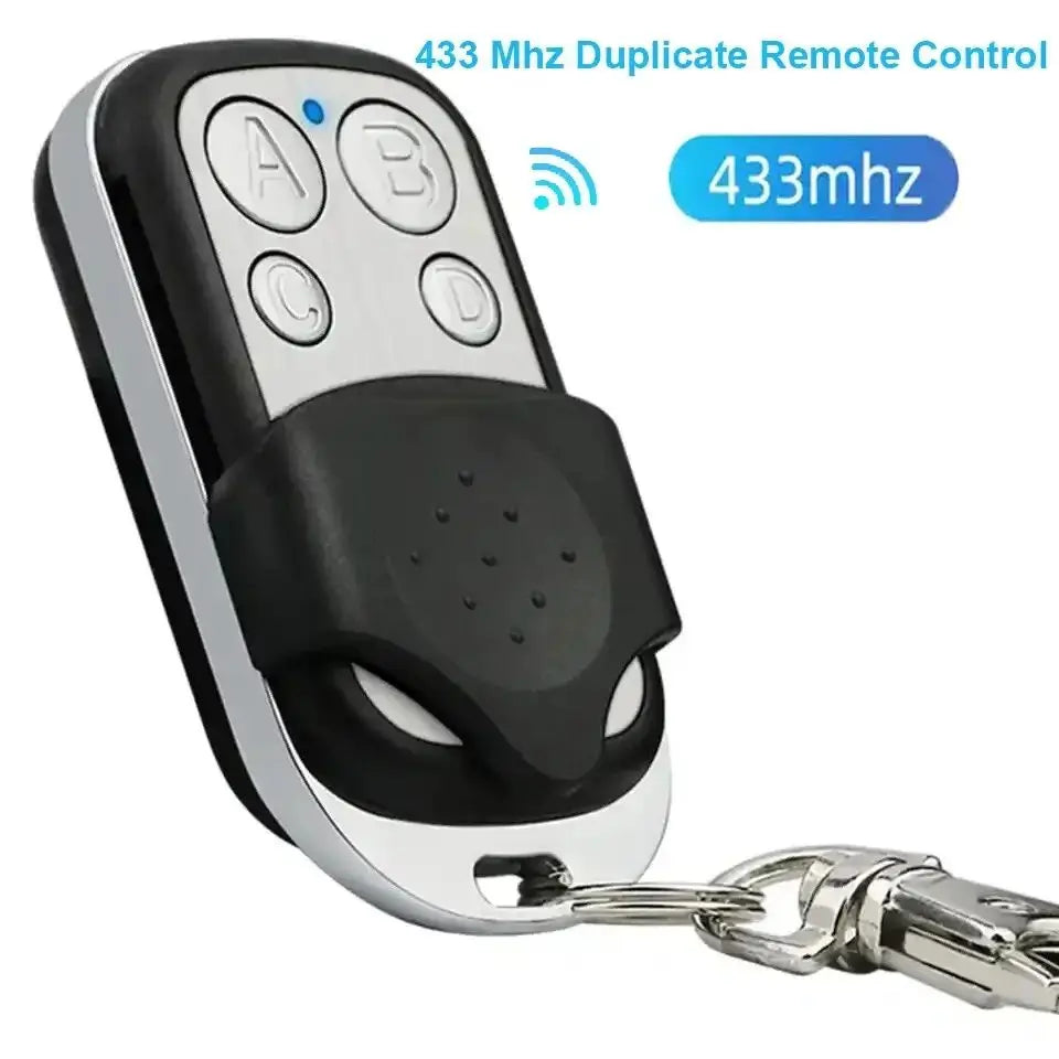 433MHz 4Button Remote Control ABCD/Lock Unlock Metal Push Button Transmitter Universal 4 Buttons Garage Door Opener Remote