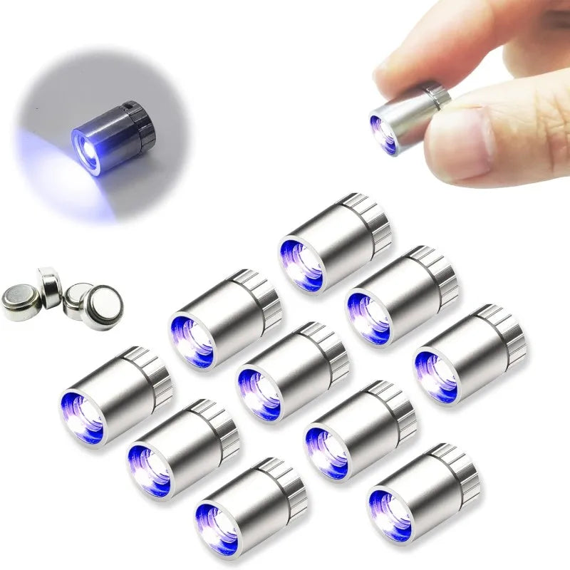 10 pcs Miniature Led Lights Muti-Color Changing Tiny Light for Hand Craft or DIY Dollhouse Balloons Party Decoration