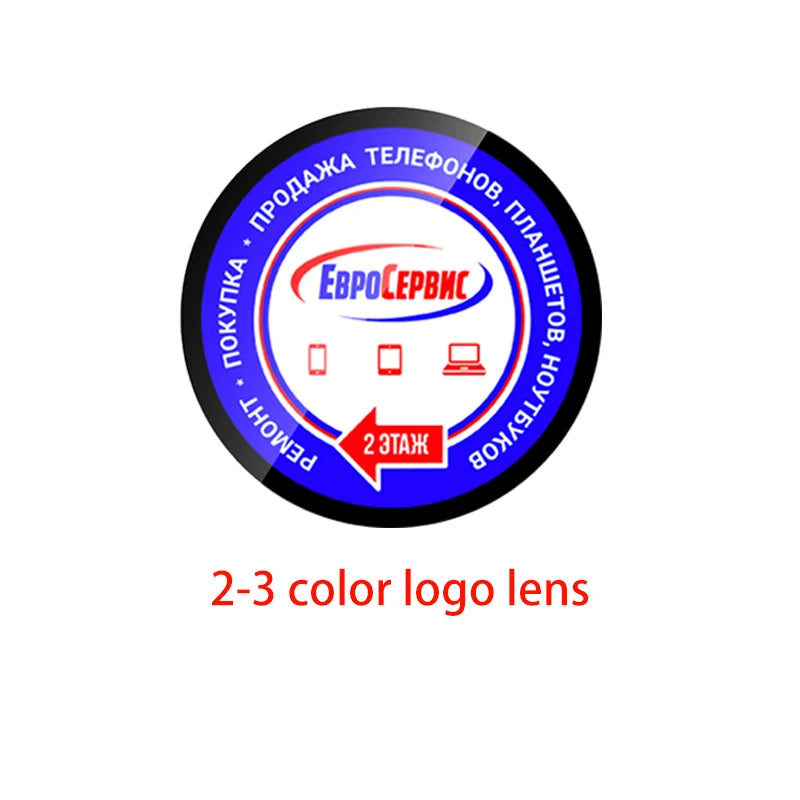 LED Logo Projection Custom Advertising Notice, Restaurant Welcome Image Sign, Caution Rotary Light Gobo Projector for Outdoor