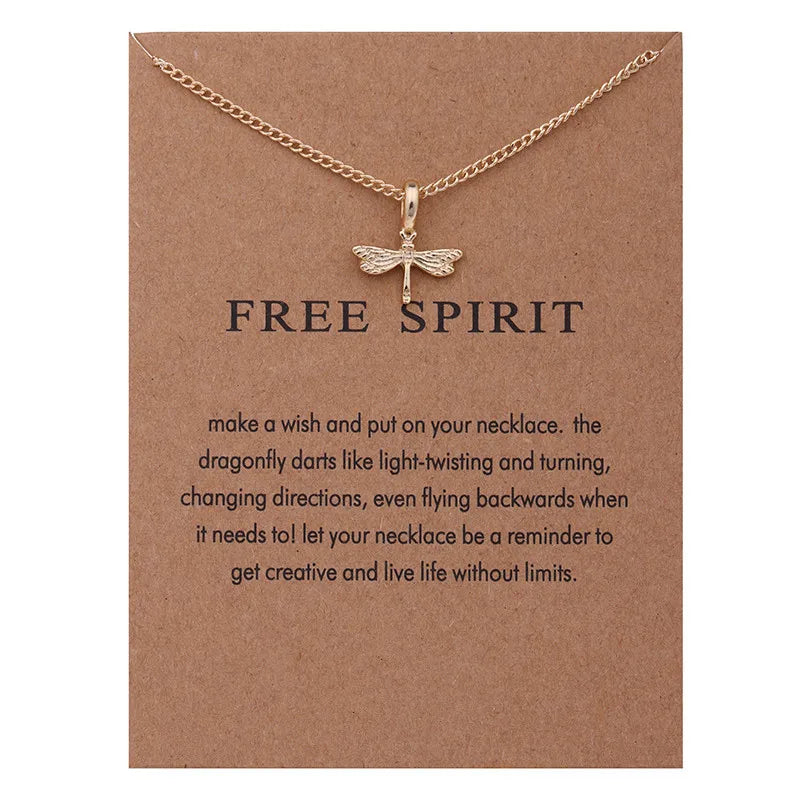 New Trendy Fashion Silver Gold Color Alloy Heavenly Angel Wings Pendant Necklaces for Women Girl Fashion Jewelry