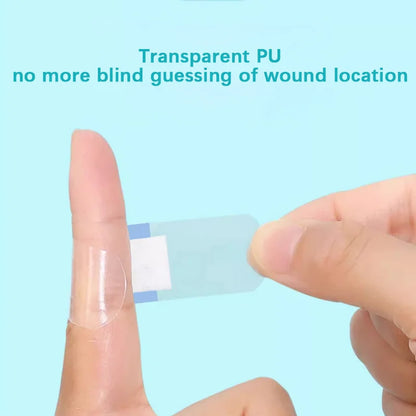 120 pieces of waterproof band-aid, transparent, invisible, hemostatic, breathable, anti-wear band-aid