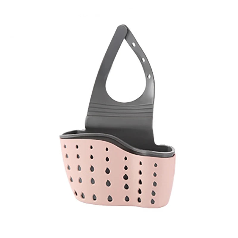 Kitchen Sink Holder Hanging Drain Basket Adjustable Soap Sponge Shelf Organizer Bathroom Faucet Holder Rack Kitchen Accessori