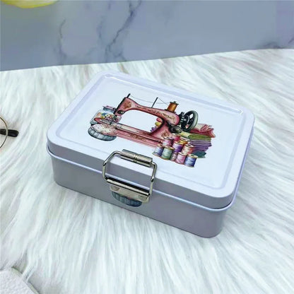 Vintage Metal Storage Canister with Lid – Durable Cookie & Candy Box, Aesthetic Organizer, Ideal Gift for All Occasions
