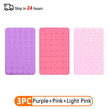 Double Sided Silicone Suction Cup Phone Case Detachable Stand Silicone Rubber Sucker Pad For Selfies And Videos Fixed Pad - 3