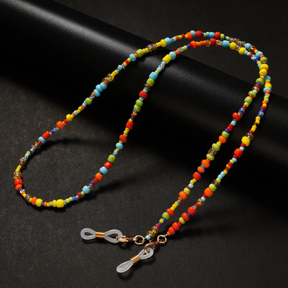 Sunglasses Masking Chains For Women Acrylic Pearl Crystal Eyeglasses Chains Lanyard Glass 2022 New Fashion Jewelry