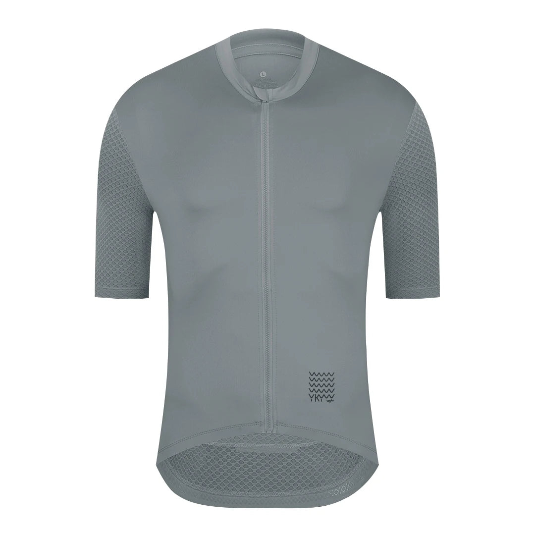 YKYWBIKE Men's Classic Cycling Jersey Summer Bicycle Pro Team Short Sleeve Shirt Cycling Maillot Road Bike Breathable Clothin