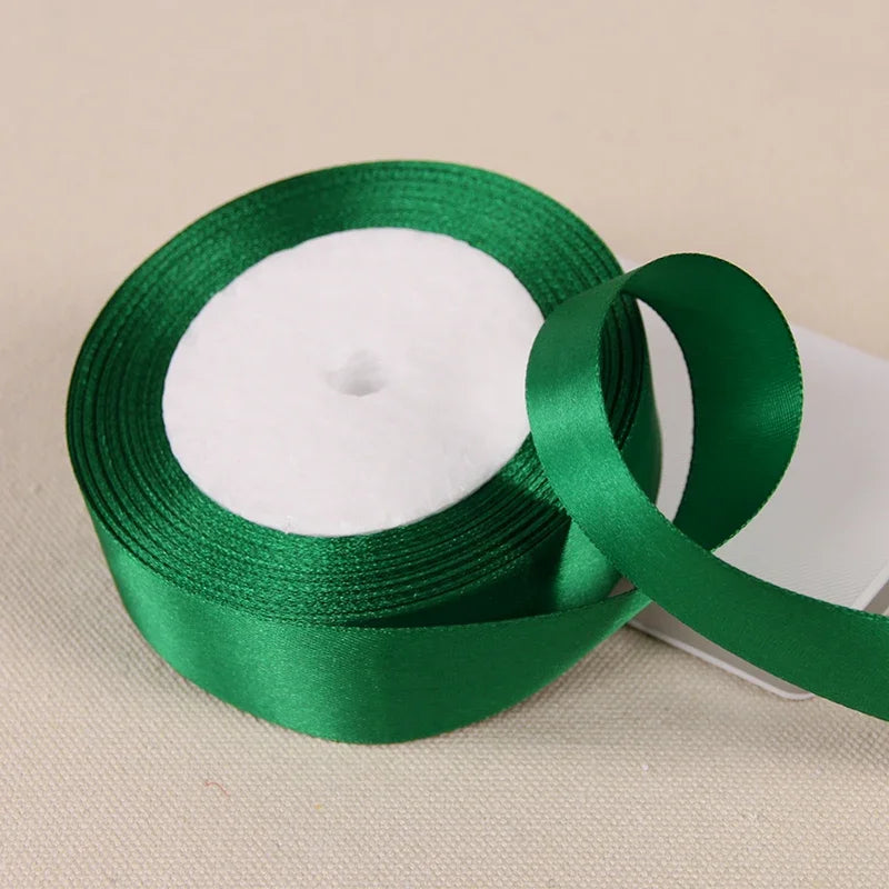 6/10/15/20/25/40/50mm Satin Ribbons DIY Artificial Crafts Wedding Party Supplies Handicraft Sewing Accessories Material 22met