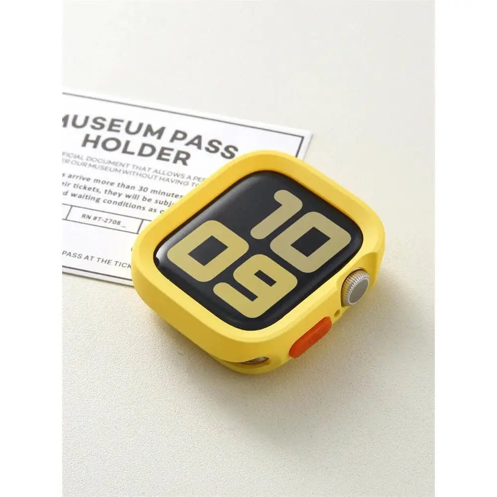 Bumper Soft Silicone Case For Apple Watch 11 10 9 8 7 6 SE 5 Anti-drop Matte Cover For iwatch 49mm 41mm 42mm 46mm 40mm 44mm 4