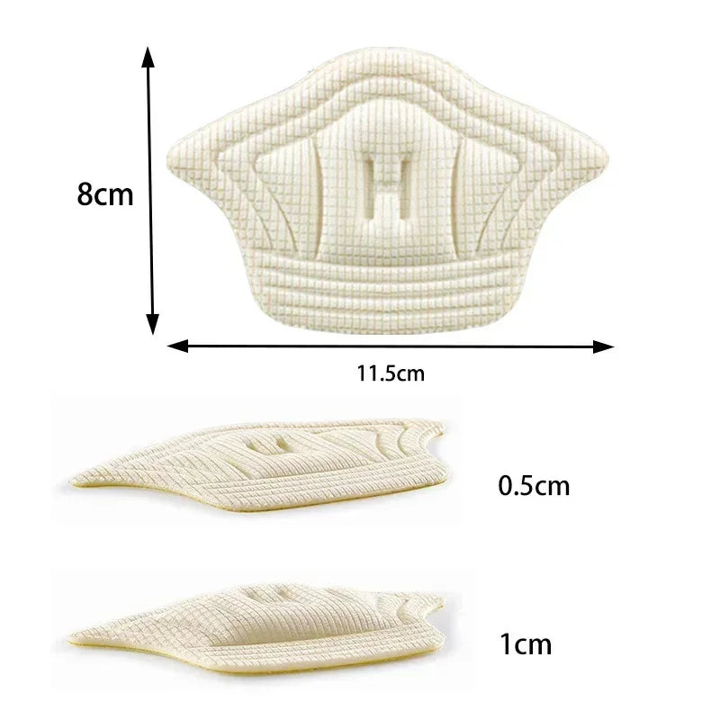 10pcs/set Insoles for Shoes Patch Heel Pads for Shoes Adjustable Size Feet Pad Insole Adhesive Back Sticker Shoes Insert Inso