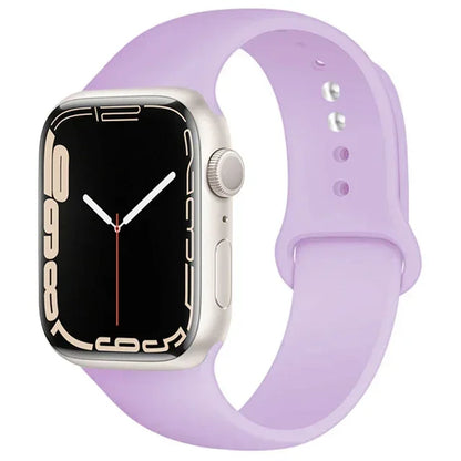 Silicone Band For Apple Watch straps 49mm 40mm 44 mm 45mm 46mm 42mm 41mm 38mm sports bracelet iWatch series 10 9 8 3 SE ultra