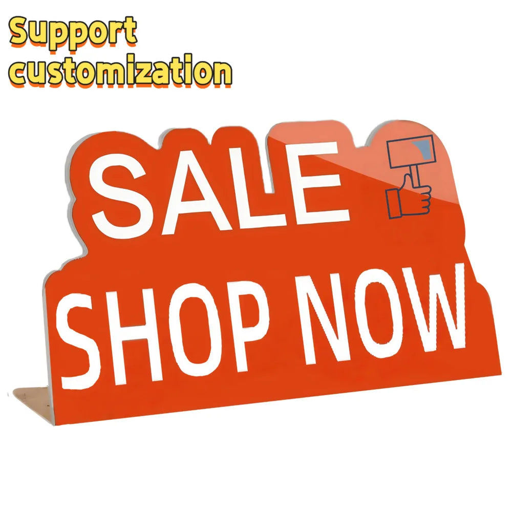 Store Sign - Custom Acrylic Stand, Tabletop, Modern Style, A Personalized Sign Suitable For Restaurants And Hotels