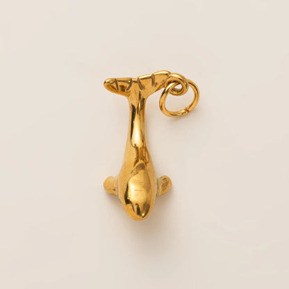 Animal Series Pendant Stainless Steel DIY Small Pendant Vacuum Plated 18K Gold Color Preserving Accessory in Furnace