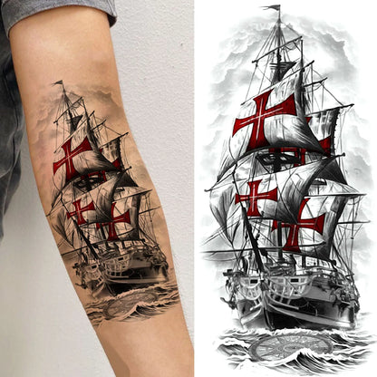 1 Sheet Bless Belief Faith Engraved Temporary Tattoos Family Love Tatoos Waterproof Realistic Fake Tattoo Stickers Long Lasti