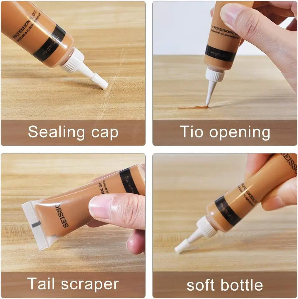 Wood Paint Repair Furniture Restore Stains Markers Cover Surface Scratch for Wooden Floor Table Oak Cabinet Door Veneer Walnu