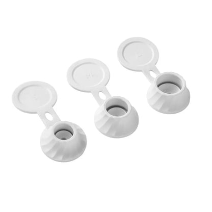 Bottle Emptying Caps, 3/6pcs Adapters Transfer Connector, 3 Sizes Inverted Caps Flipping Bottle, Inverted bottle cap Get Ever