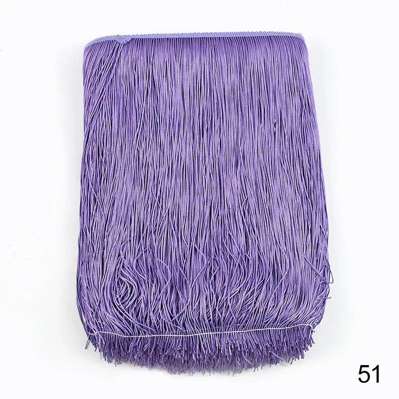 Lace Trim Fringe Tassels 2/5/10M, 30cm Long, For Curtain, Sewing, DIY Accessories - 51 / 30cm-2Yards