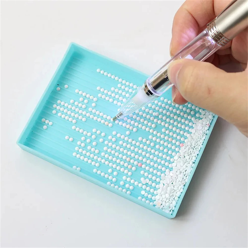 LED DIY Diamond Painting Pen with Light Illumination Drill Art Lighted Pen Applicator Bead Accessories Lighting Tool Accessor