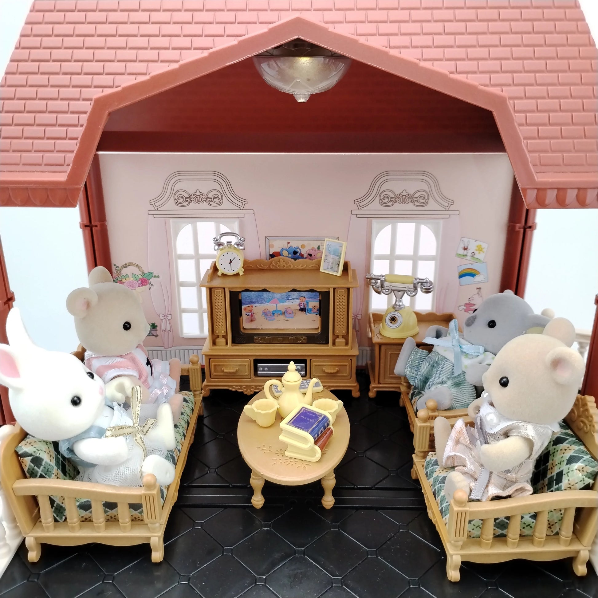 miniature items dollhouse furniture accessories living room bedroom supermarket shopping games family interaction doll kids t