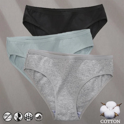 Cotton Panties Jacquard Design Pattern Women Panties Underwear Sexy Female Lingerie Briefs Solid Color Intimate Pantys for Wo