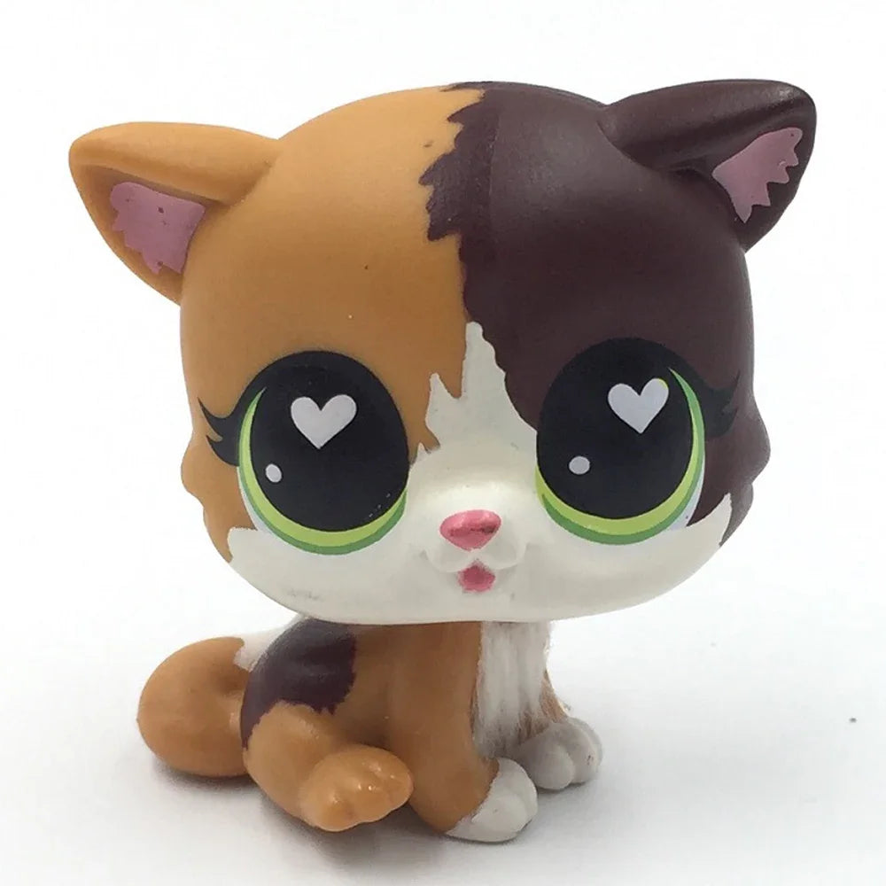 Rare Pet Toy Mini Stands Short Hair Kitten Old Figures Collection Original Bobble Head Toy LPS - 339B