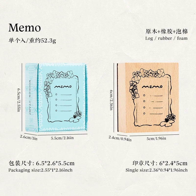 Cute Cat Daily Monthly Calendar Wood Stamp Journaling To Do List Memo Clock in Stamps for Scrapbooking Hobby DIY Craft Suppli