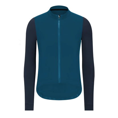 Rsantce 2024 Winter Thermal Fleece Cycling Jersey Top MTB Bike Outdoor Men's Bicycle Clothing Long Sleeve Shirt Uniform