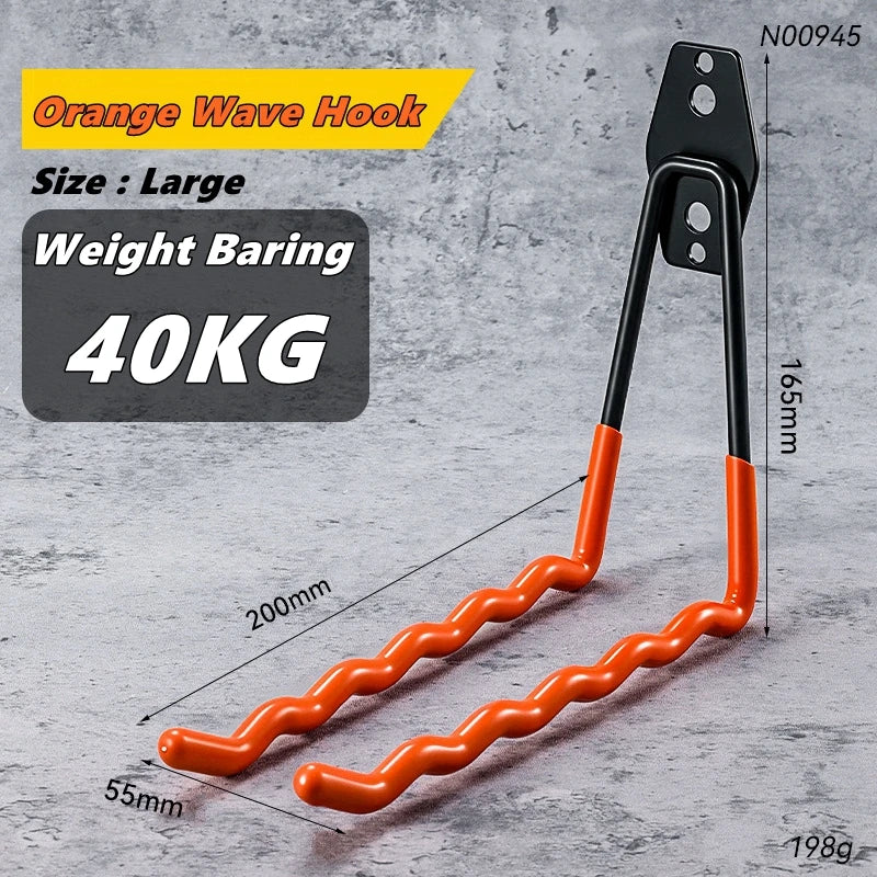 Garage Storage Utility Hooks,Garage Garden Tool Organizer,Hanging Utility Wall Mount Hooks,Heavy Duty Tool Storage Organizer 