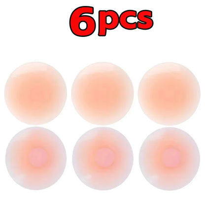 New Reusable Silicone Nipple Cover for Women Bra Sticker Breast Petal Strapless Bra Invisible Boob Pads Chest Pasties Intimat