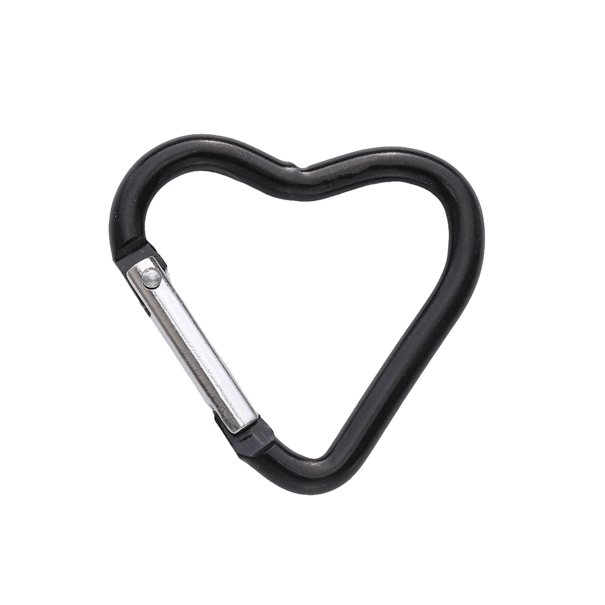 1 Pc Carabiner Rock Aluminum Mountain Buckle Star/Heart/D/Bone Shape Locking Clasp Keychain Multifunction Tools Jewelry Findi