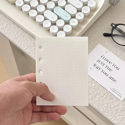 M5 Handbook inner Page 3-inch Card Booklet Loose Page DIY Binder Photocards Collect Book Diary Agenda Planner DIY Cover Album