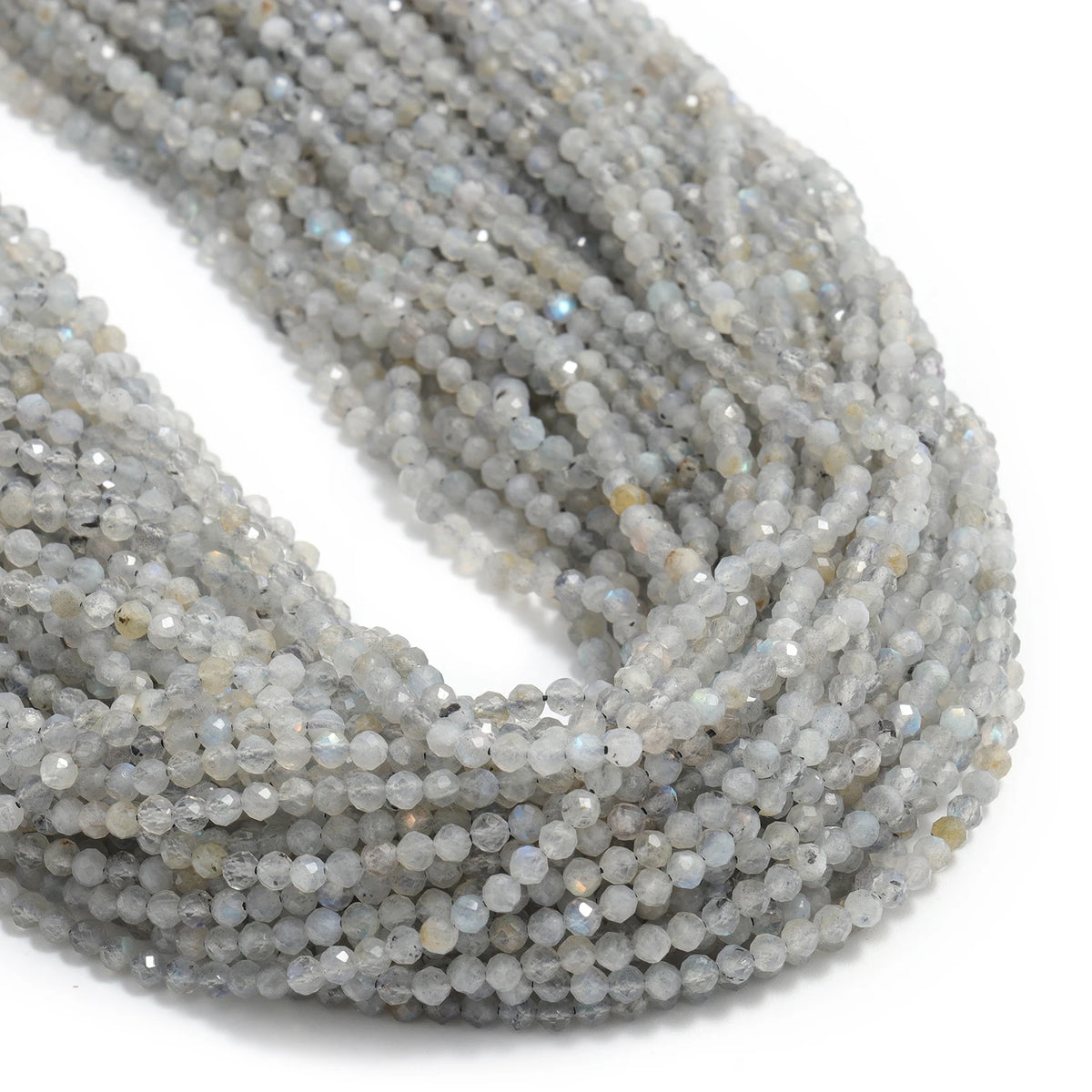 2 3 4mm Faceted Tiny Beads Natural Aquamarine Lapis Lazuli Tourmaline Amethyst Stone Beads for Jewelry Making Diy Accessories