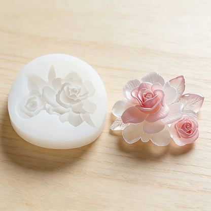 Lotus Flower Silicone Mold，For resin crafting - Suitable for candles、DIYCrafts、Valentine's Day、Mother's Day、Christmas Decorat