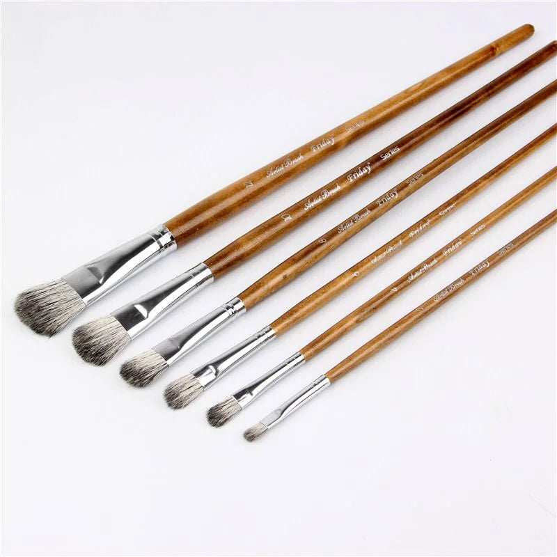 Squirrel hair brush Watercolor Acrylic Paint Brush Art Supplies Set For Drawing Painting brush pen artist oil painting brushe