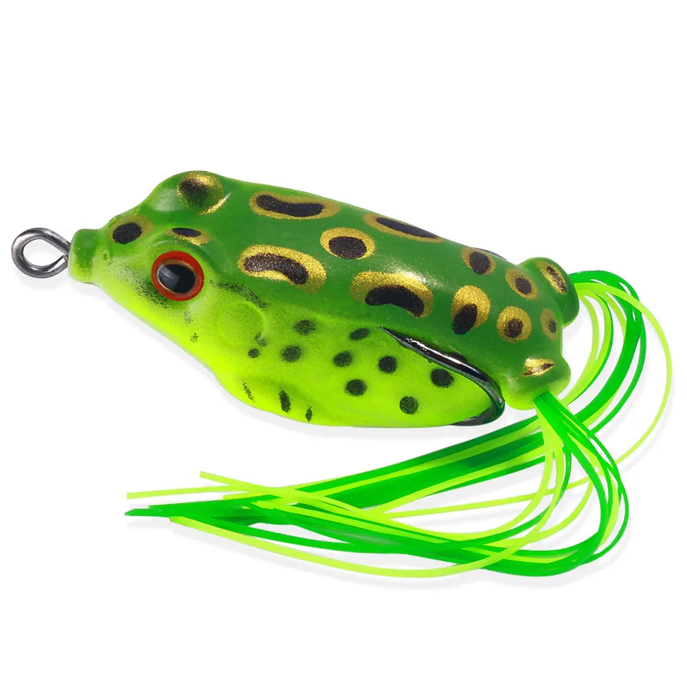 Popper Frog Soft Lure Predator Fishing Topwater Wobblers Walk Fish Lure for Catfish 4cm 5cm 5.8 cm Fishing Tackle​