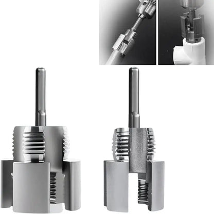 Pipe Thread Cutting Tool Integrated Internal & External Pipe Threading Tool Electric Drill Compatible PVC Pipe Threader Kit