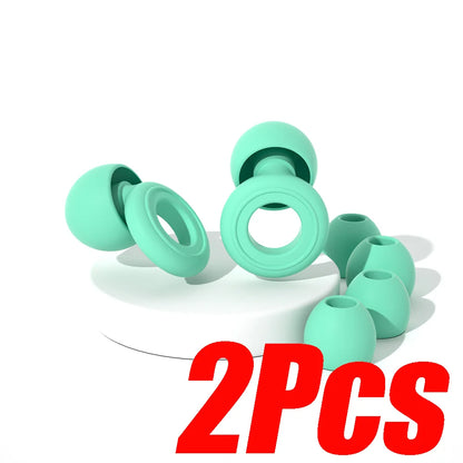 Loop Ear Plugs Sleeping Noise Canceling Ear Plugs Waterproof Swimming Silicone Ear Breed Stuffer Children's Hear Protector - 