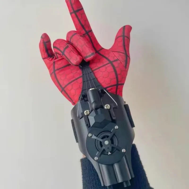 Anime Spiderman Automatic Transmitter Cosplay Figure Spiderman Web Shooters Spider Silk Launcher Rope Device Boys Toy Gift