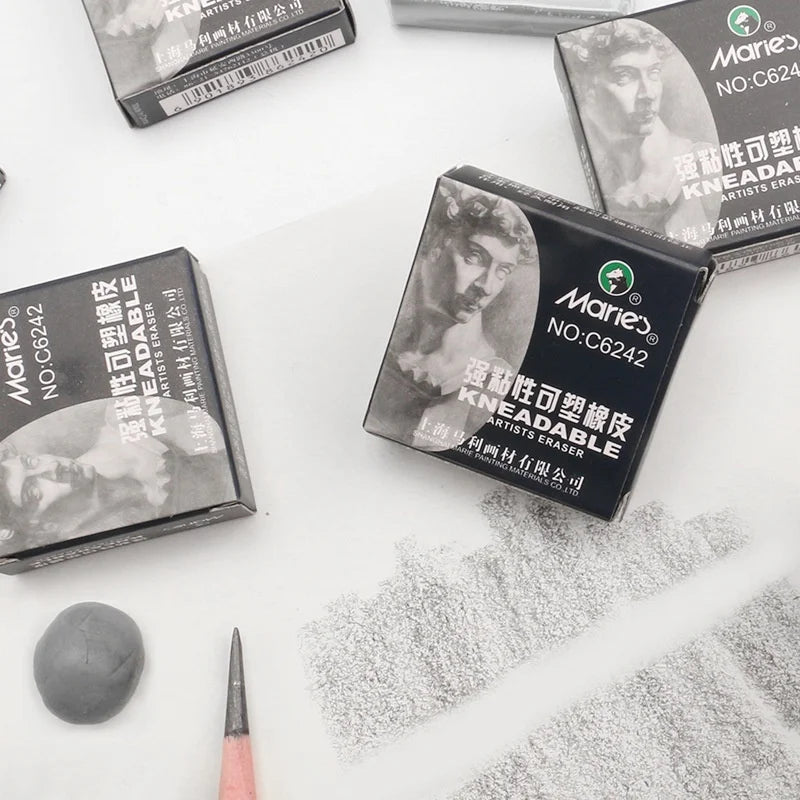 1/3/5pcs Plasticine Eraser ForSketching andDrawing Art Highlight Student SoftEraser Painting Design Sketch Plasticine Station
