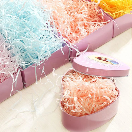 20/50g Multicolored Shredded Crinkle Paper Strands Shredded Crinkle Confetti DIY Gift Box Filling Party Wedding Christmas Dec