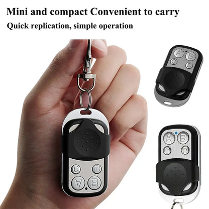 433MHz 4Button ABCD/Lock Unlock Remote Control Metal Push Button Transmitter Universal 4 Buttons Garage Door Opener Remote