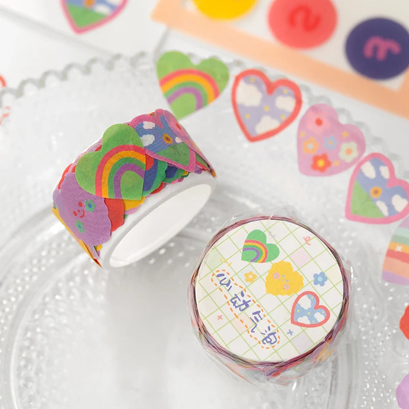 1 pc Kawaii Cartoon Washi Masking Tape Scrapbooking DIY Decorative Journal Stationery School Supplies Gift