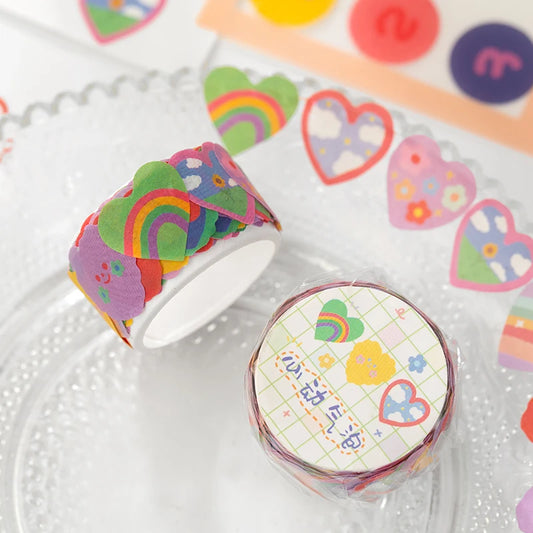 1 pc Kawaii Cartoon Washi Masking Tape Scrapbooking DIY Decorative Journal Stationery School Supplies Gift