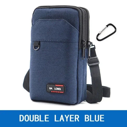 Waterproof Waist Bag Purse Single/double Layer Outdoor Waist Fanny Pack Men Phone Pouch Camping Hunting Tactical Bag with Bel