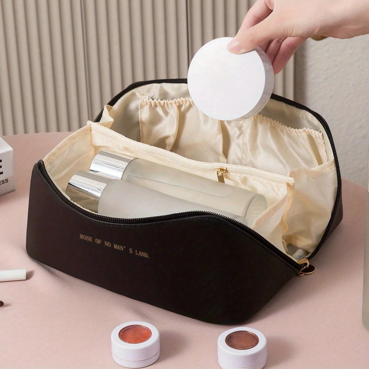 Makeup Organizer Female Toiletry Kit Bag Make Up Case Storage Pouch Luxury Lady Box, Cosmetic Bag, Organizer Bag For Travel Z